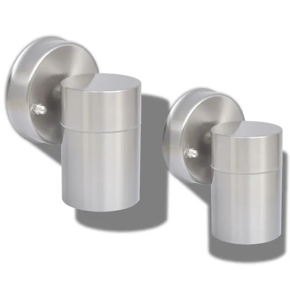 Set Corpuri Iluminat Perete Exterior - Oțel Inoxidabil