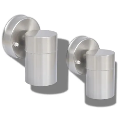 Set Corpuri Iluminat Perete Exterior - Oțel Inoxidabil