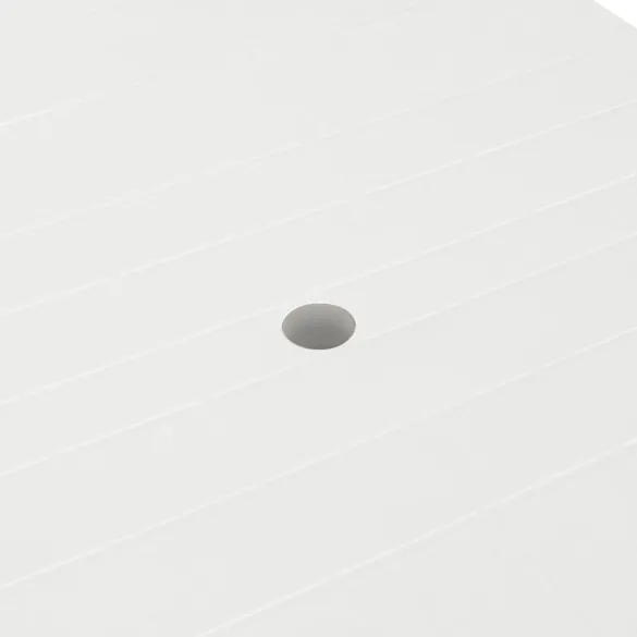 Masă Grădină Plastic Albă 210x96 cm | Livrare Gratuită