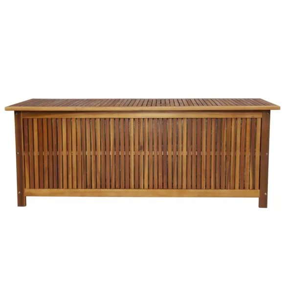 Ladă Depozitare Grădină din Lemn Acacia - 150x50x58 cm