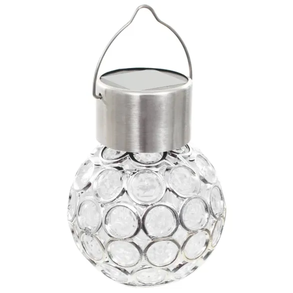 Lanterni Solare RGB LED pentru Gradina | 8 Bucati