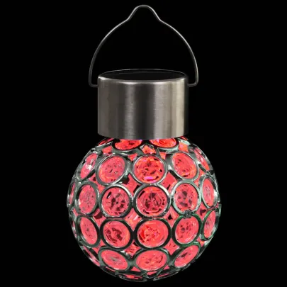 Lanterni Solare RGB LED pentru Gradina | 8 Bucati