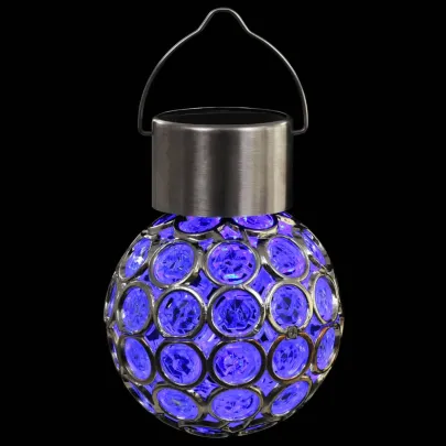 Lanterni Solare RGB LED pentru Gradina | 8 Bucati