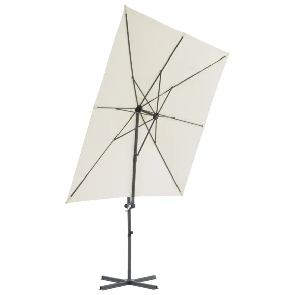 Umbrelă în Consolă cu Stâlp Oțel - 250x250 cm | Livrare Gratuită