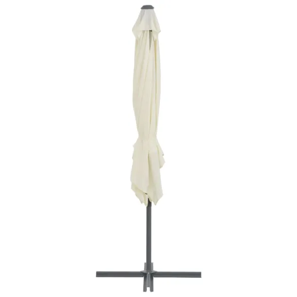 Umbrelă în Consolă cu Stâlp Oțel - 250x250 cm | Livrare Gratuită