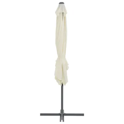 Umbrelă în Consolă cu Stâlp Oțel - 250x250 cm | Livrare Gratuită