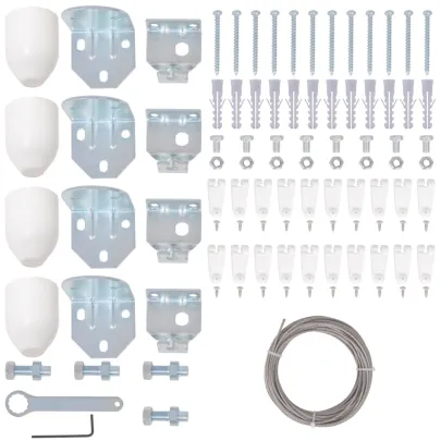 Copertină Terasă Oxford Gri 140x270 cm | Protecție UV