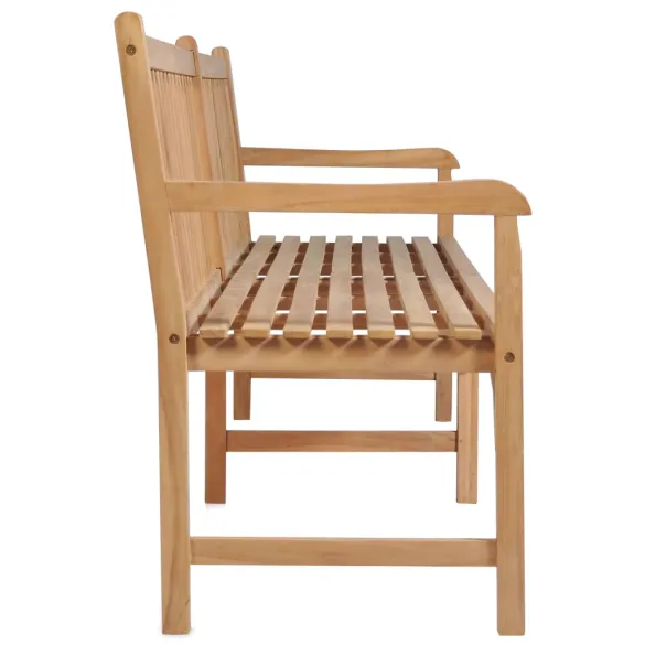 Bancă Grădină Lemn Tec 240 cm - Mobilier Exterior Durabil