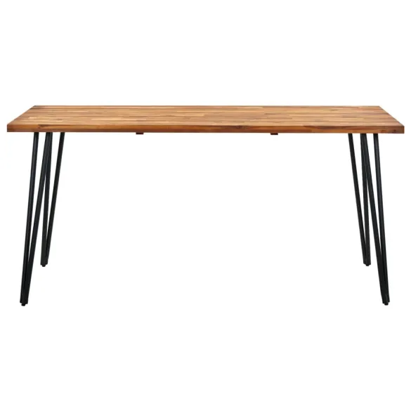 Masă Grădină Lemn Acacia 160x80 cm - Livrare Gratuită