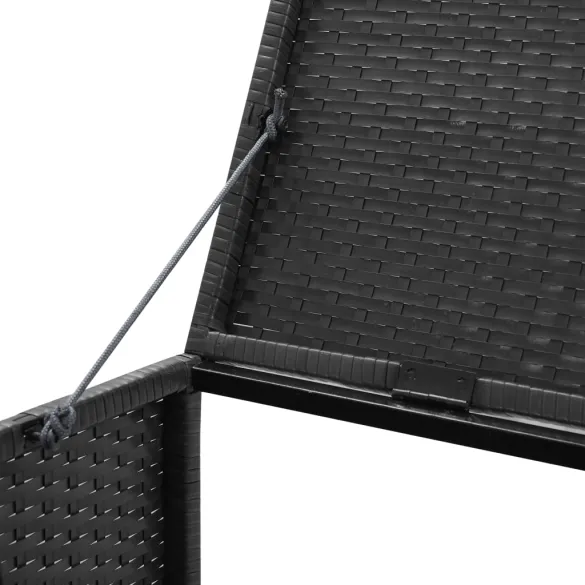 Magazie Pubele Triplă - Negru - Rezistentă la Intemperii