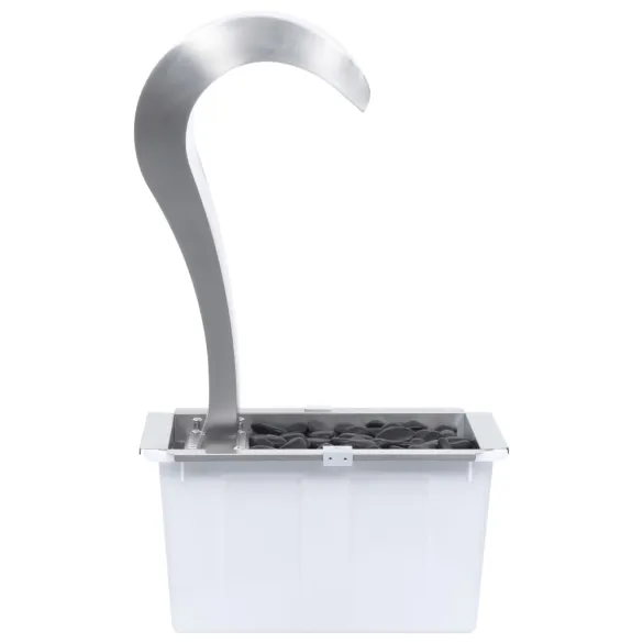 Fântână de Grădină cu LED - Oțel Inoxidabil | Livrare Gratuită