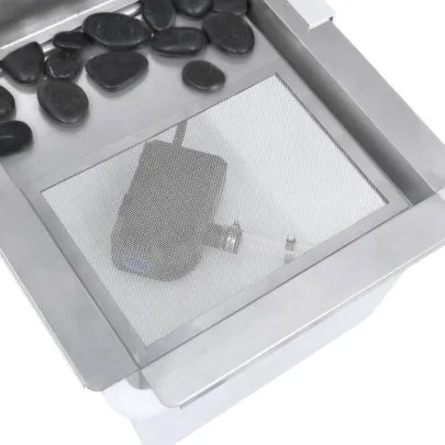 Fântână de Grădină cu LED - Oțel Inoxidabil | Livrare Gratuită