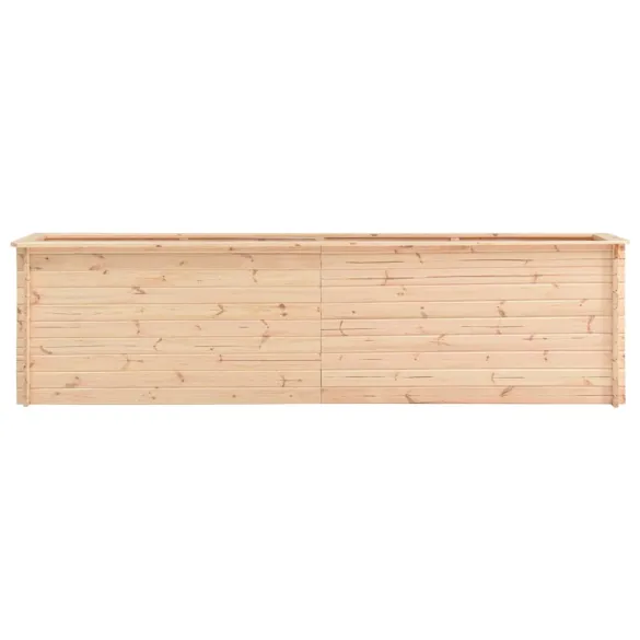 Strat Înălțat Grădină Lemn Pin 300x50x80,5 cm | Livrare Gratuită