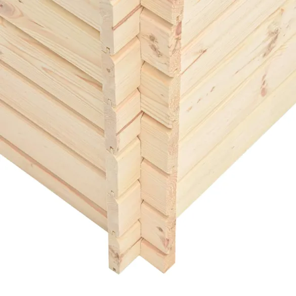 Strat Înălțat Grădină Lemn Pin 300x50x80,5 cm | Livrare Gratuită