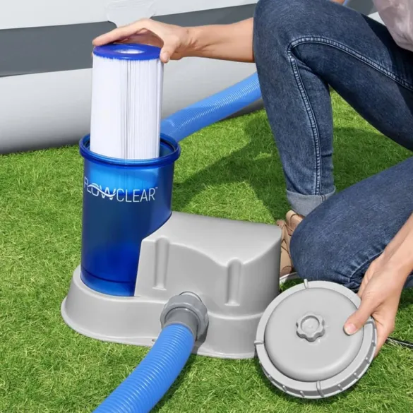 Pompă Filtru Piscină Bestway Flowclear 5678 L/h Transparentă
