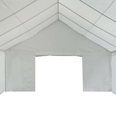 Cort Depozitare 4x8m Alb - Livrare Gratuită