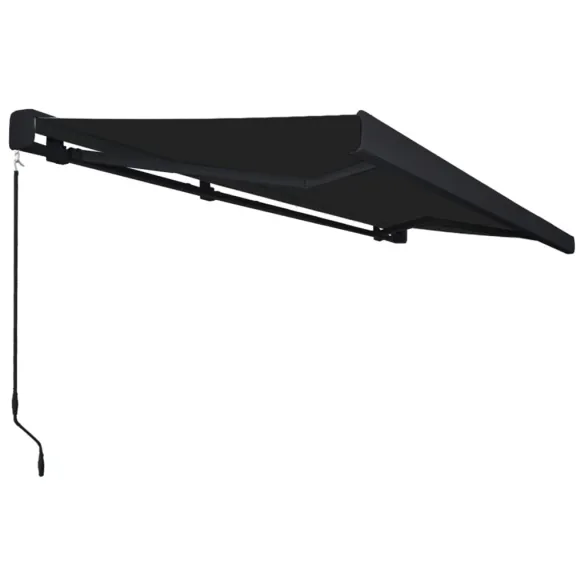 Copertină Manuală Casetă Antracit 500x300 cm | Livrare Gratuită