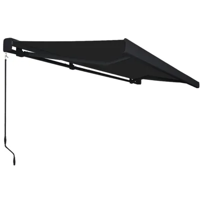 Copertină Manuală Casetă Antracit 500x300 cm | Livrare Gratuită