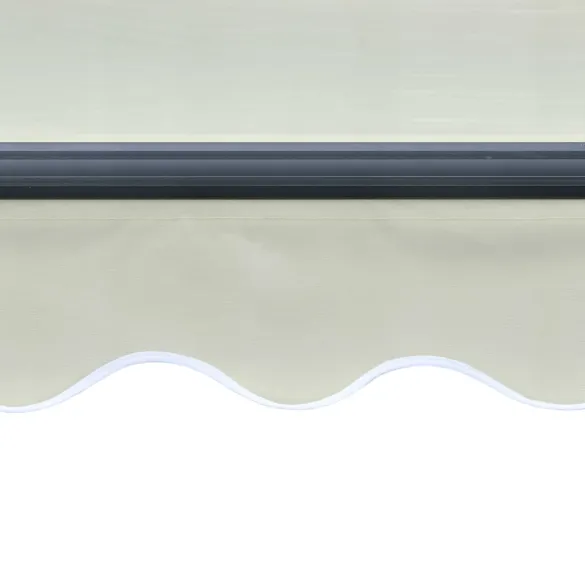 Copertină Retractabilă cu Senzor Vânt și LED - 400x300 cm