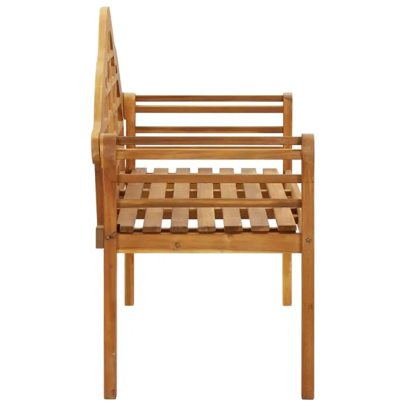 Banchetă Grădină cu Pernă - Lemn Acacia Masiv 135cm