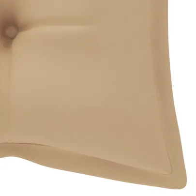 Bancă Grădină Regală cu Pernă - Lemn Acacia Masiv | Livrare Gratuită