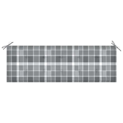 Bancă Grădină Lemn Tec cu Pernă - 150 cm - Livrare Gratuită