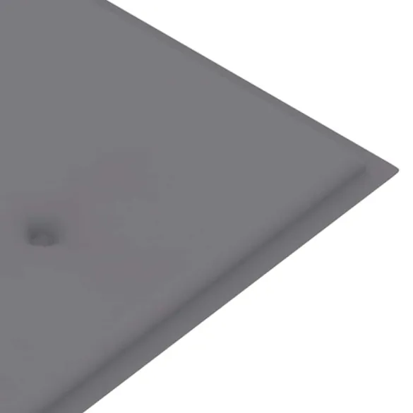 Bancă Grădină Lemn Masiv Tec cu Pernă - 150 cm
