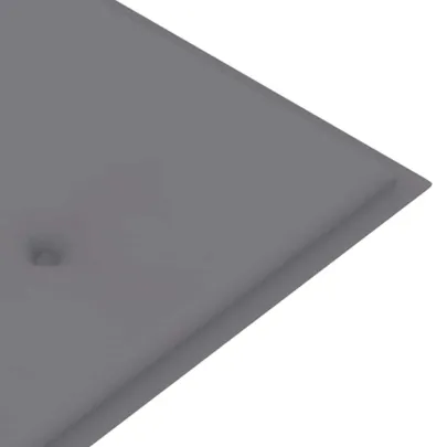 Bancă Grădină Lemn Masiv Tec cu Pernă - 150 cm
