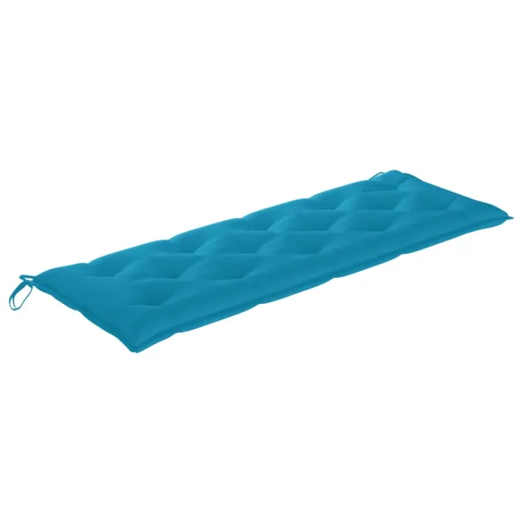 Bancă Grădină Lemn Tec cu Pernă - 150 cm | Livrare Gratuită