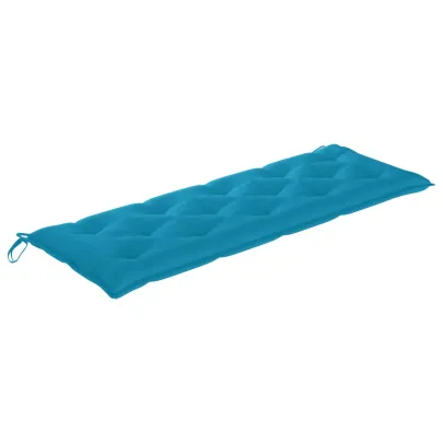 Bancă Grădină Lemn Tec cu Pernă - 150 cm | Livrare Gratuită