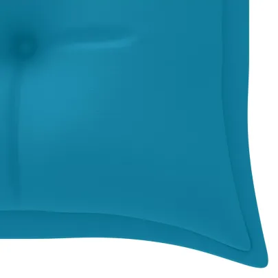 Bancă Grădină Lemn Tec cu Pernă - 150 cm | Livrare Gratuită