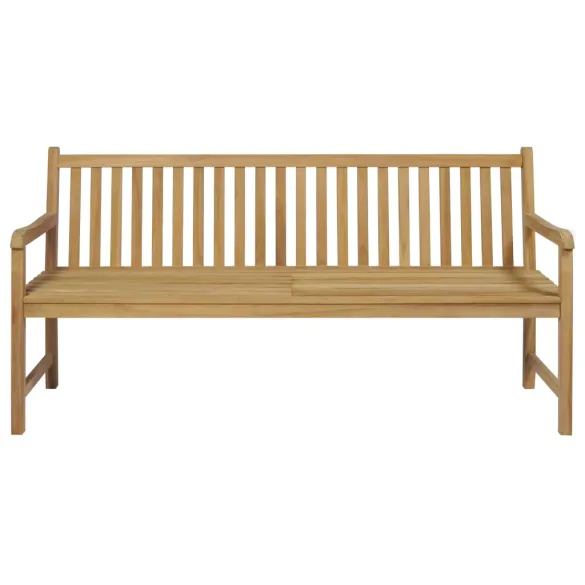 Bancă Grădină Lemn Tec cu Pernă Gri - 175 cm - Livrare Gratuită Bancă Grădină Lemn Tec cu Pernă Gri - 175 cm - Livrare Gratuită