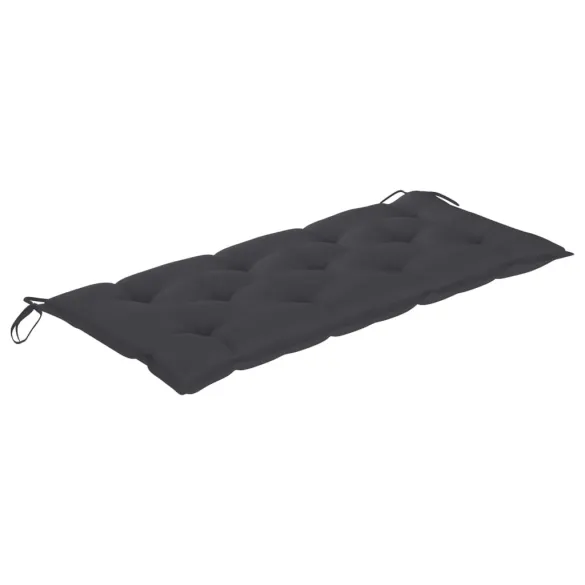 Bancă grădină lemn tec cu pernă - 240 cm - Livrare gratuită
