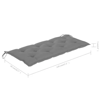 Bancă Grădină Lemn Acacia cu Perne - 240 cm - Livrare Gratuită