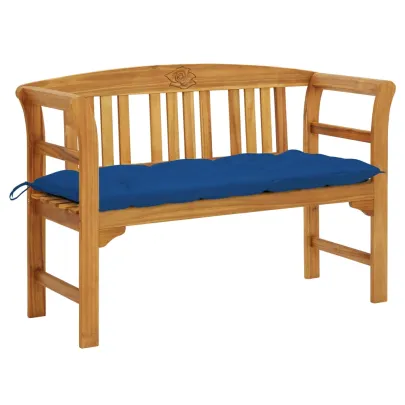 Bancă Grădină cu Pernă - Lemn Acacia Masiv - Livrare Gratuită