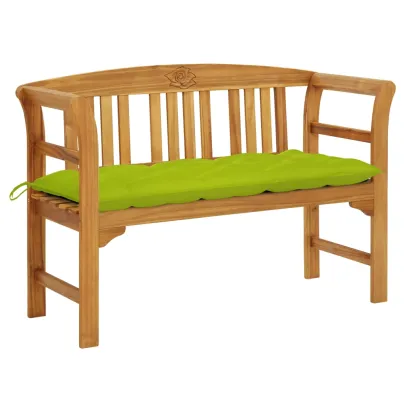 Bancă Grădină cu Pernă - Lemn Acacia - Livrare Gratuită