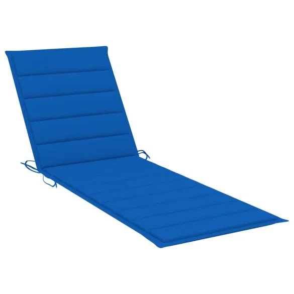 Șezlong Dublu cu Perne Albastru Regal - Lemn de Pin Șezlong Dublu cu Perne Albastru Regal - Lemn de Pin
