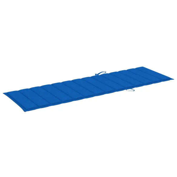 Șezlong Dublu cu Perne Albastru Regal - Lemn de Pin Șezlong Dublu cu Perne Albastru Regal - Lemn de Pin