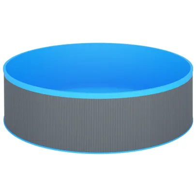 Piscină cu Valuri 350x90 cm - Scară și Pompă | Livrare Gratuită