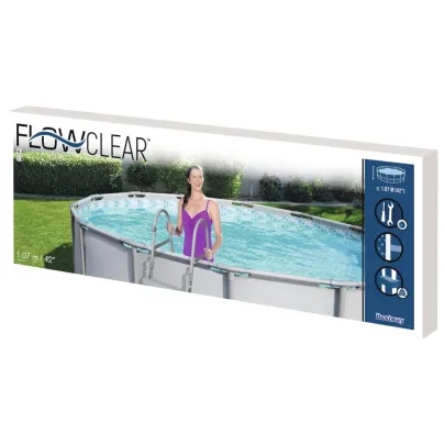 Piscină cu Valuri 350x90 cm - Scară și Pompă | Livrare Gratuită