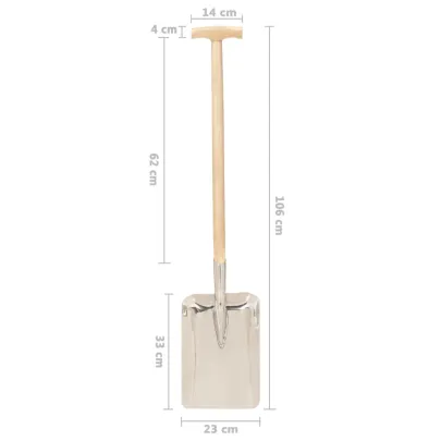Set Unelte Grădină Mâner T - 4 Piese Oțel Inox