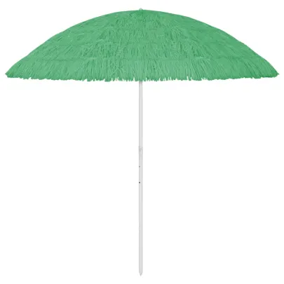 Umbrelă Plajă Hawaii Verde 300 cm | Protecție UV | Livrare Gratuită