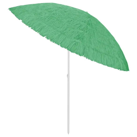 Umbrelă Plajă Hawaii Verde 300 cm | Protecție UV | Livrare Gratuită