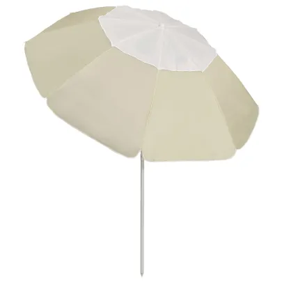 Umbrelă de Plajă 300 cm Galbenă - Livrare Gratuită