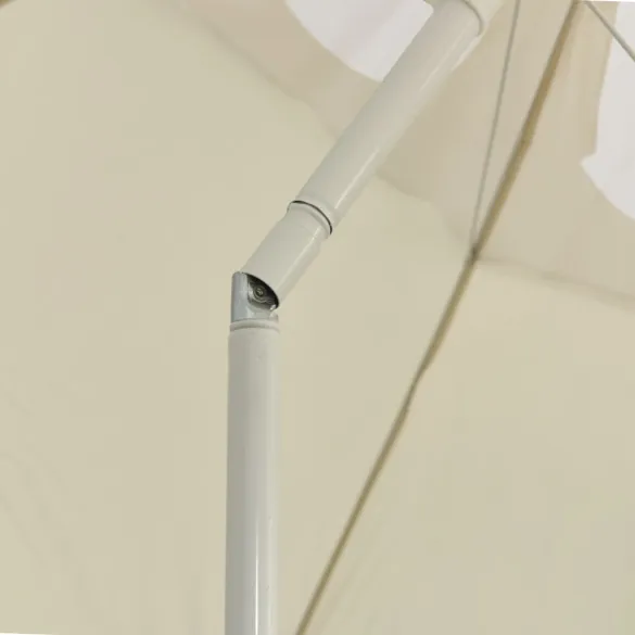 Umbrelă de Plajă 300 cm Galbenă - Livrare Gratuită