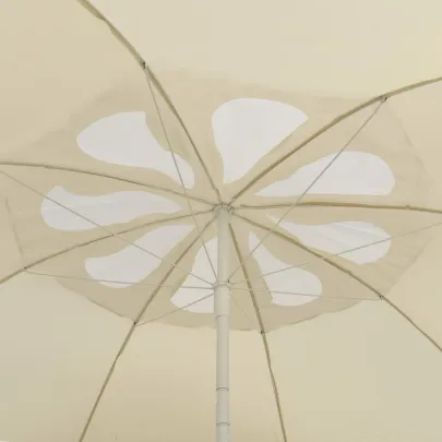 Umbrelă de Plajă 300 cm Galbenă - Livrare Gratuită