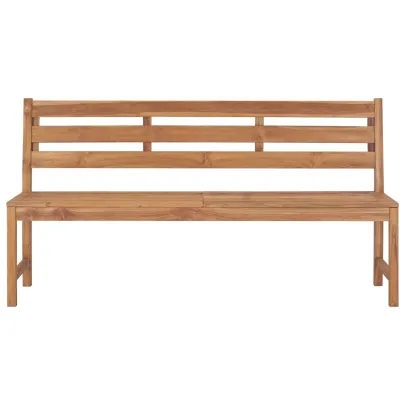 Bancă Grădină Lemn Tec Masiv 170 cm | Livrare Gratuită