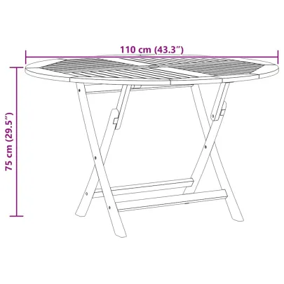 Masă Grădină Pliabilă Lemn Tec | Livrare Gratuită