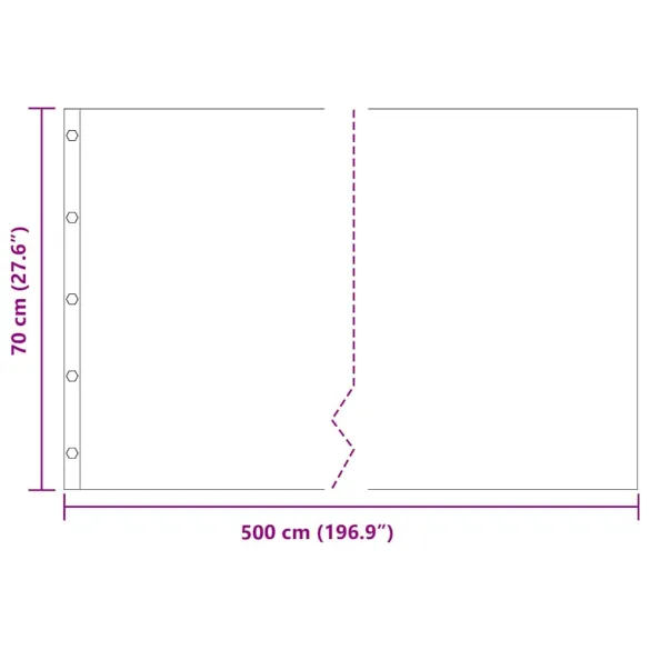 Barieră Rădăcini HDPE Negru 0.7x5m | Livrare Gratuită