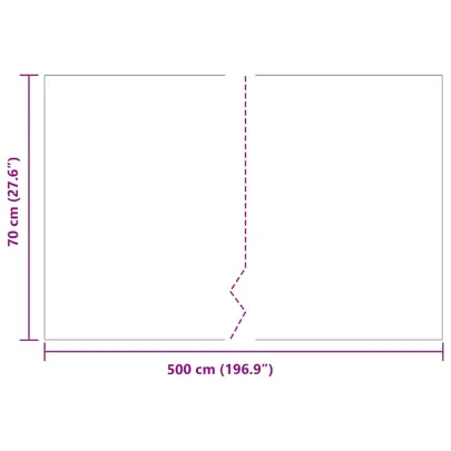 Barieră Rădăcini HDPE 0.7x5m Negru | Livrare Gratuită